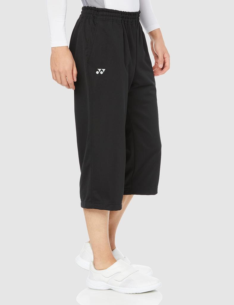 YONEX Эластичные укороченные брюки Kirak для 09 размера для медицинского и сестринского ухода 360° Реабилитация, CY450, Черный, L,