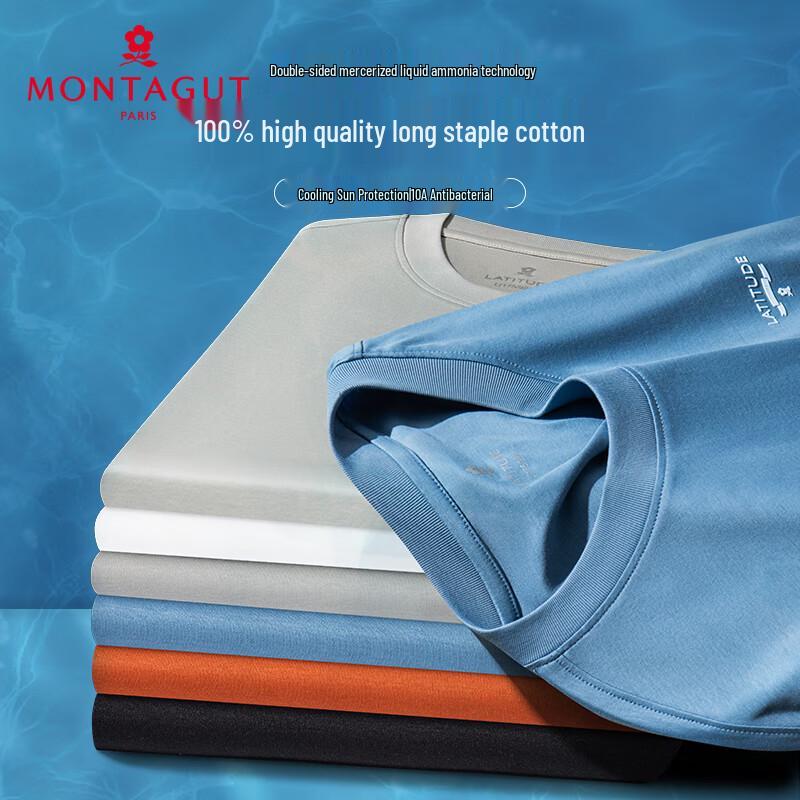 MONTAGUT Men's Summer Antibacterial Cooling T-Shirt