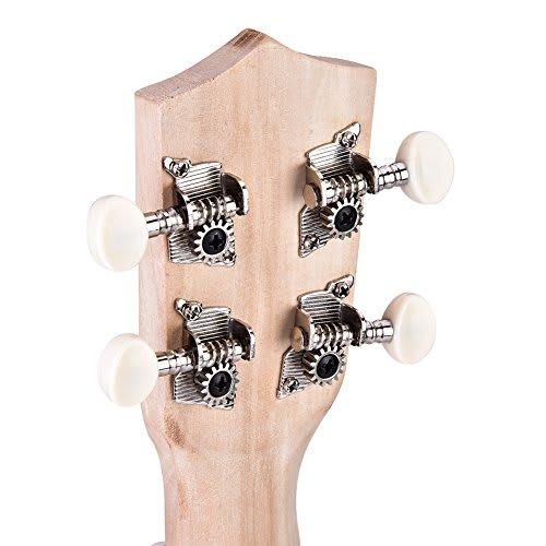 DIY Ukulele for Kids, Beginners, 21-inch, Unfinished Basswood Ukulele Assembly Kit, Fun, Wear-Resistant, Musical Toy, Kids Gift