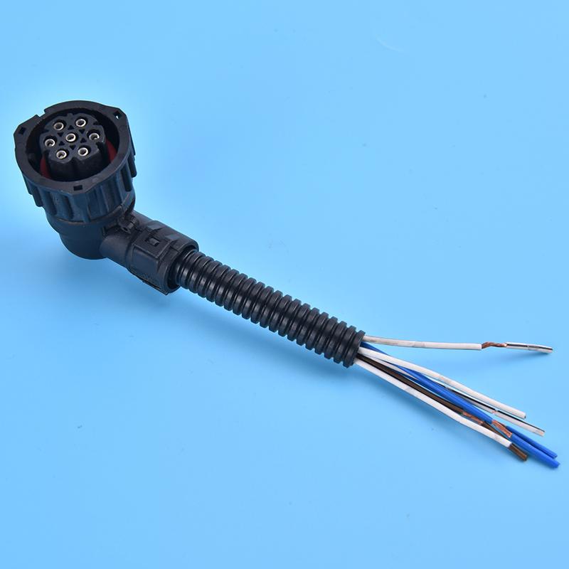 Штыревая автомобильная вилка для грузовика для разъема заднего фонаря, провод с 7 отверстиями, розетка J6