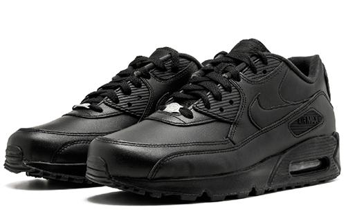 Nike Air Max 90 Кожаные Черные 302519-001