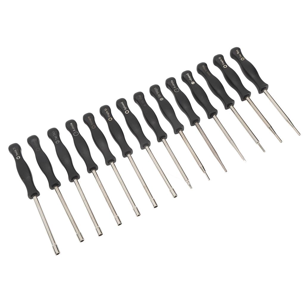 14Pcs Carburetor Adjustment Tool ABS Carb Tune Up Adjusting Tool Portable for String Trimmers Chain Saws Leaf Blowers