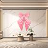 Big Pink Bow Decoration Satin Ribbon Twist Tie Large Bow Birthday Party Hanging Backdrop Wall Decor for Bachelorette Baby Shower Bridal Supplies