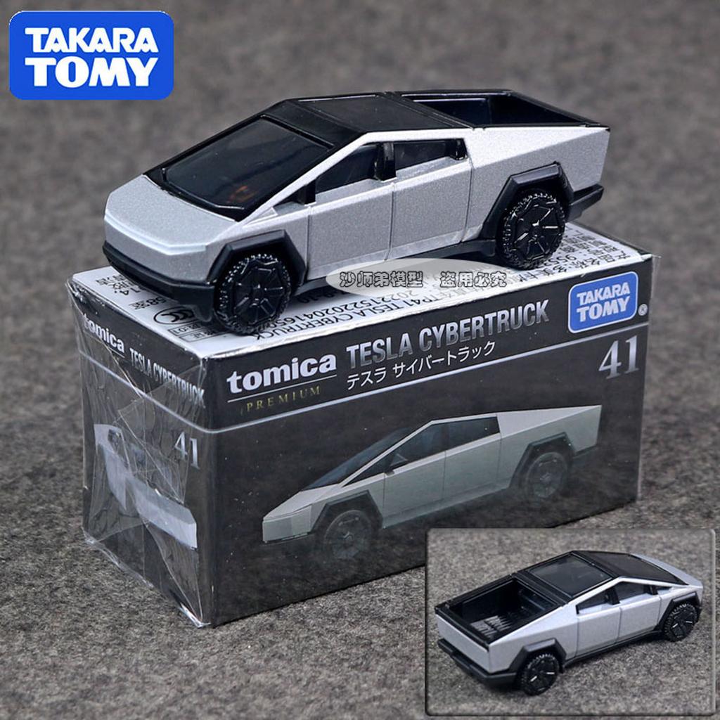 ZQEZ5 TAKARA TOMY Tomica TP41 TESLA CYBERTRUCK PREMIUM Alloy Motor Vehicle Toy Die-casting Metal Model Collection Boy's Birthday Gifts