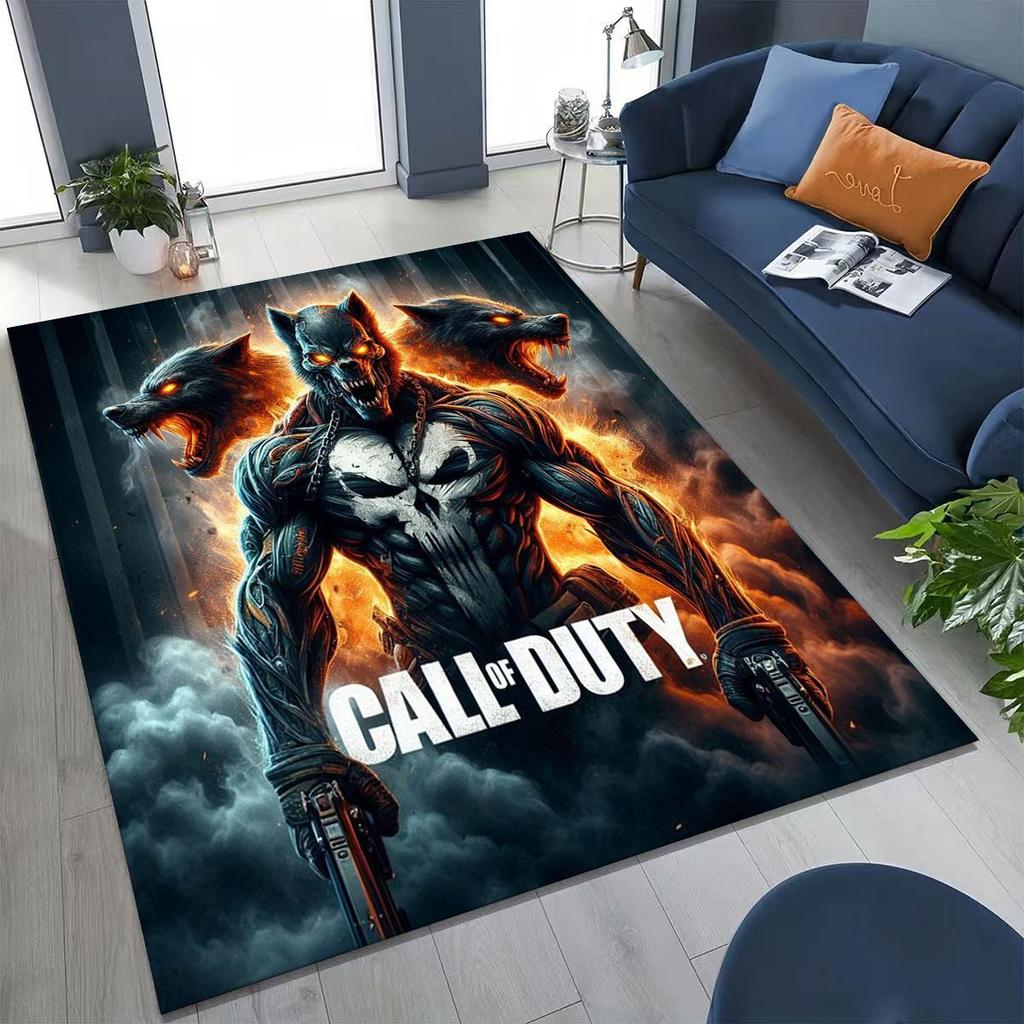 Классическая игра Call of Duty Ghost Саймон Мультяшное Искусство Ковер для Спальни Гостиной Дивана Дома Прикроватный Коврик Декор, Детский Нескользящий Коврик