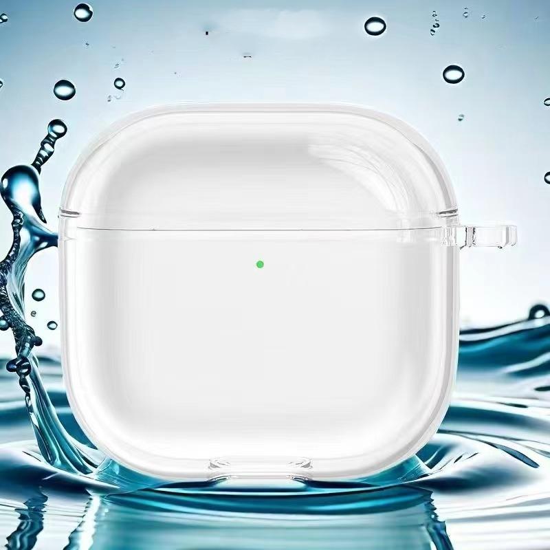 Clear Earphone Case Compatible For Apple AirPods 4 Generation Protective Case Cover For AirPods 4 TPU Protective Case