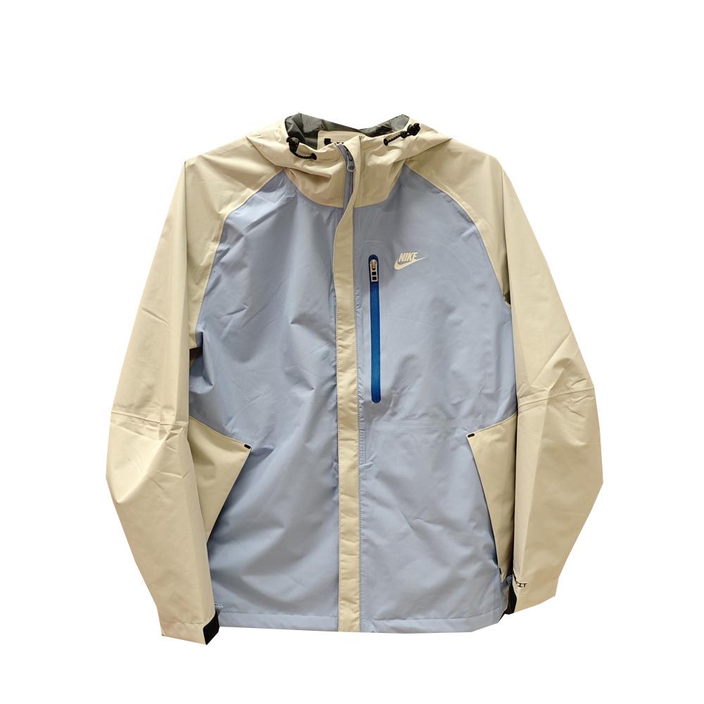 Nike Спортивная повседневная куртка с капюшоном, свободная, удобная, дышащая, мужская куртка, синяя DM5500-548