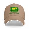 Кепка-бейсболка с логотипом John Deere, черная, с дизайном лошади в зеленом и желтом цветах, классическая регулируемая кепка для любителей активного отдыха