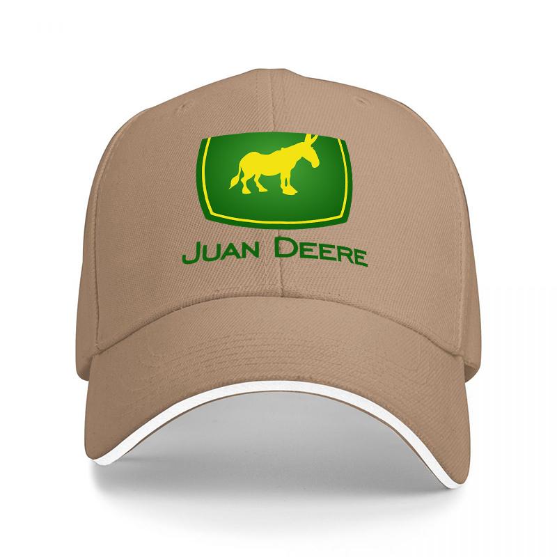 Кепка-бейсболка с логотипом John Deere, черная, с дизайном лошади в зеленом и желтом цветах, классическая регулируемая кепка для любителей активного отдыха
