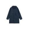 Solid Color Hooded Jacket Men Jackets Navy A6R6N-433