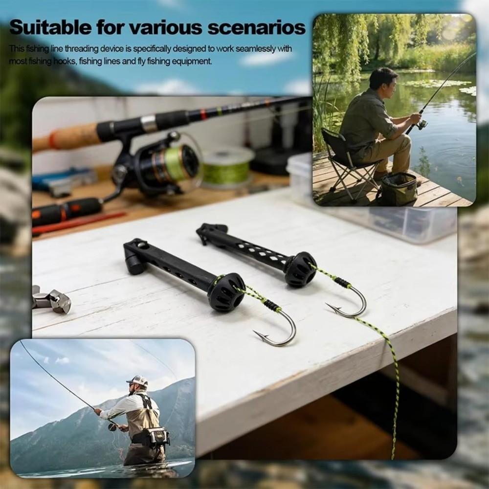 Lightweight Fly Fishing Threader Magnetic Fishing Line Threader Magnetic Fly Threader  On Water
