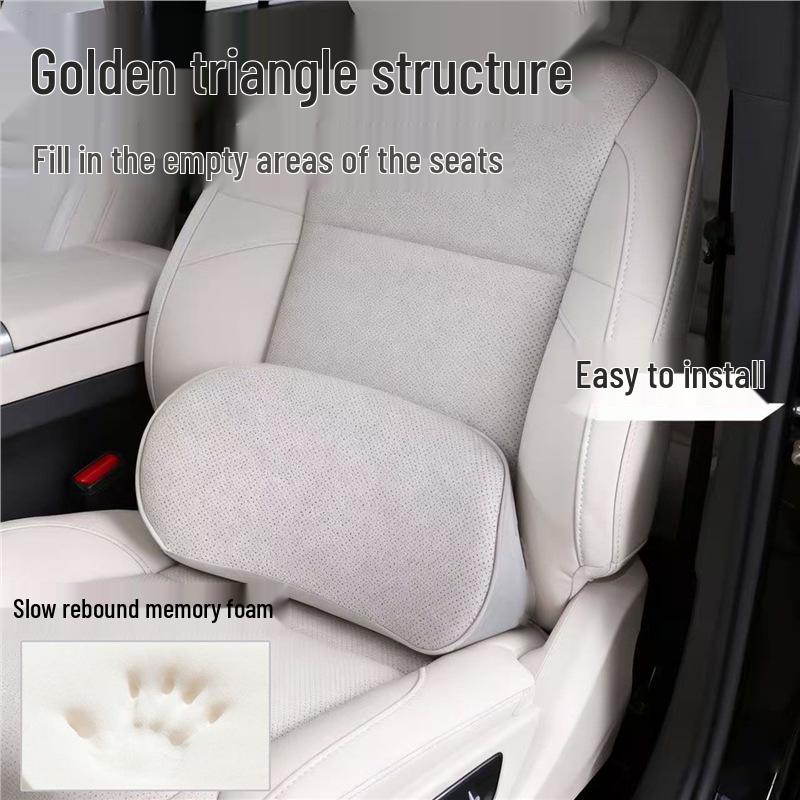 Car Seat Lumbar & Neck Support Cushion Set for Home & Office