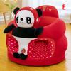 1Pc Baby Learning Sitting Seat Sofa Cover Cartoon Case Plush Support Chair Toys