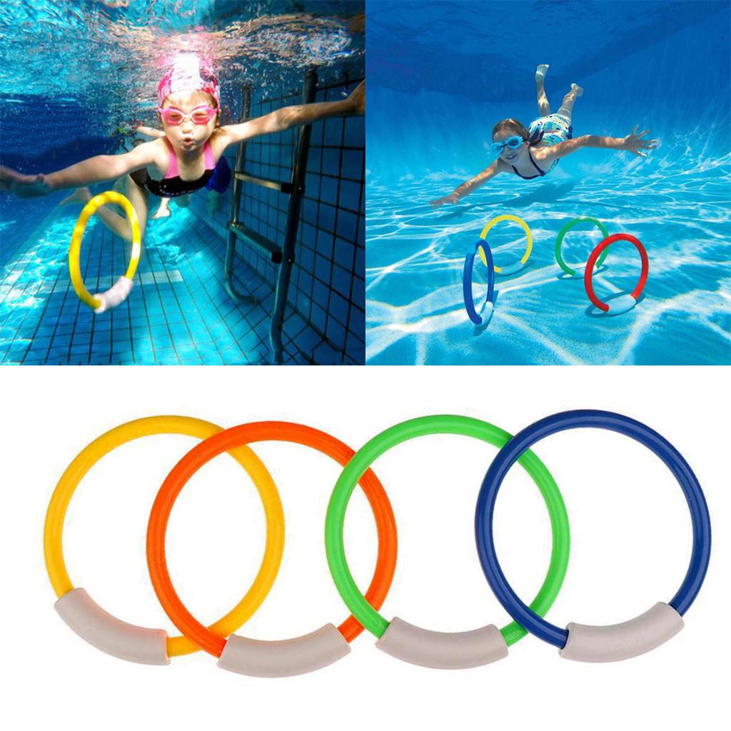 Детский бассейн, кольца для подводного плавания, детские игрушки для водных игр, аксессуары
