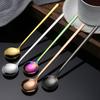 Juice Tea Spoons Coffee Spoon Ice Cream Scoop Long Handle Tea Dessert Spoon Stainless Steel Tableware Stirring Spoon