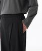 MUSINSA STANDARD [Cooltandard] Two-Tuck Wide Lounge Sweatpants [Black]