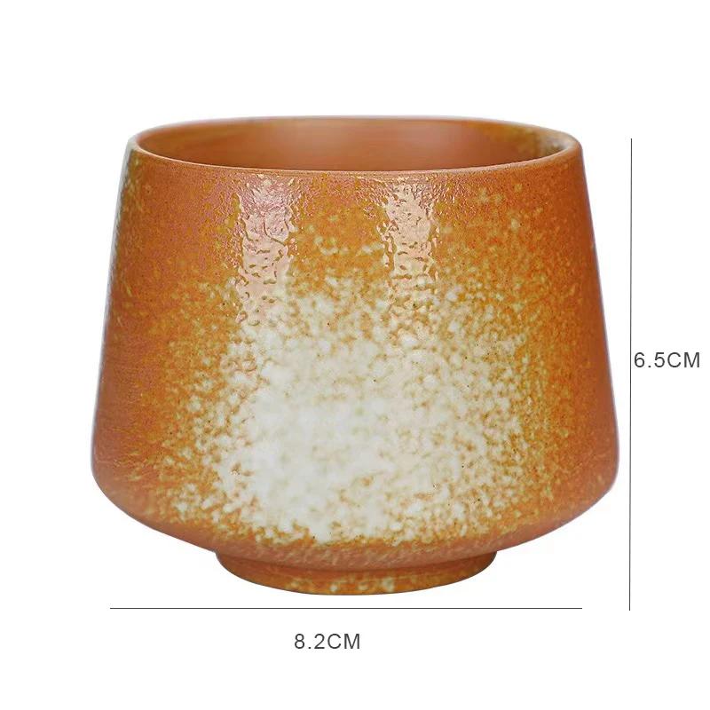 Большая керамическая чашка для чая Фарфоровые чашки для чая Чайная утварь Японский чайный сервиз Кунг-фу Чашка для воды Мастер-чашка Одинарная чашка Керамическая чашка Керамическая посуда