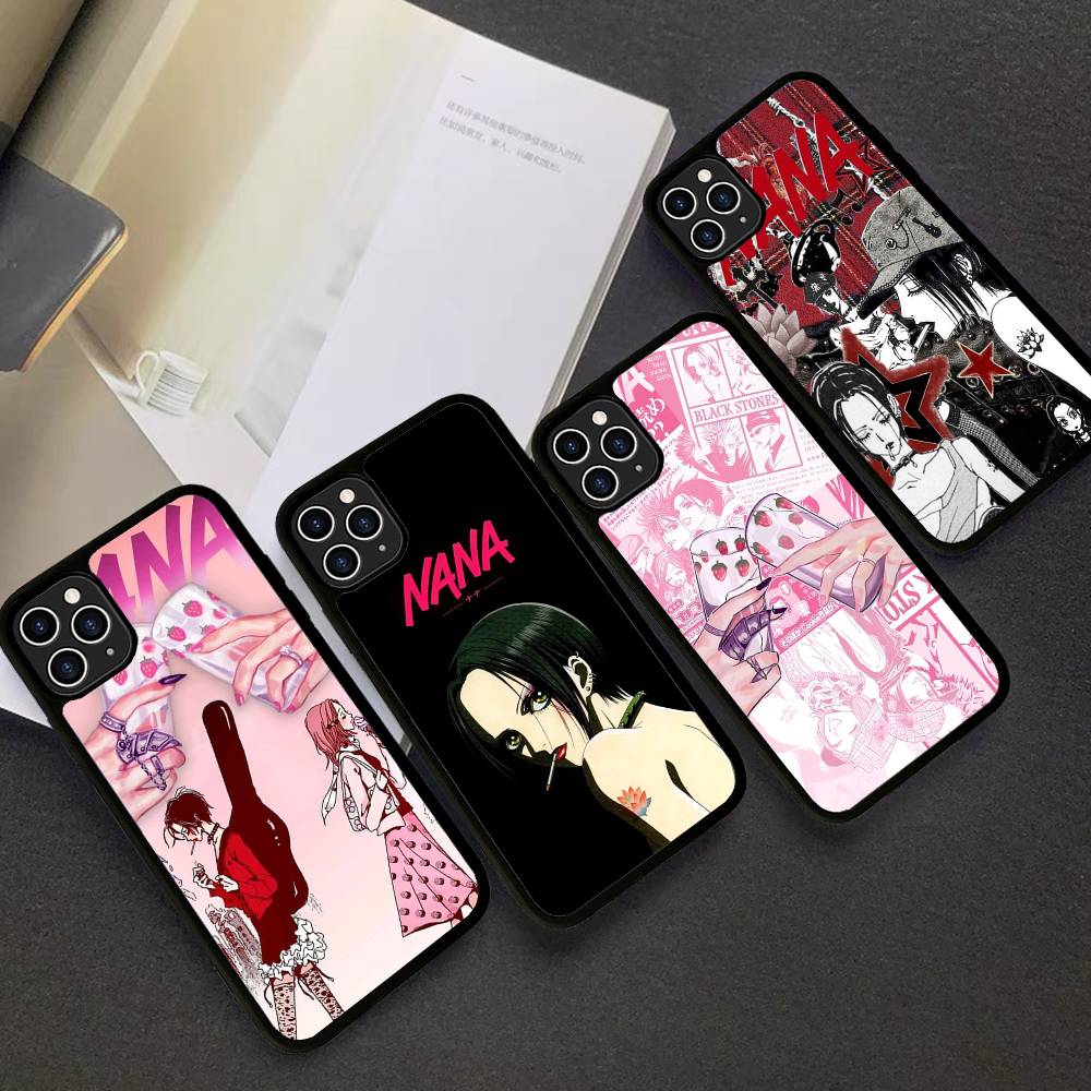 Крутой чехол для телефона с Наной Осаки из аниме Для iphone 11 12 13 14 15 Pro Max 17 16 Plus Жесткая задняя крышка из ПК+ТПУ