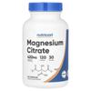 Magnesium Citrate, 420 Mg, 120 Capsules (105 Mg Per Capsule)