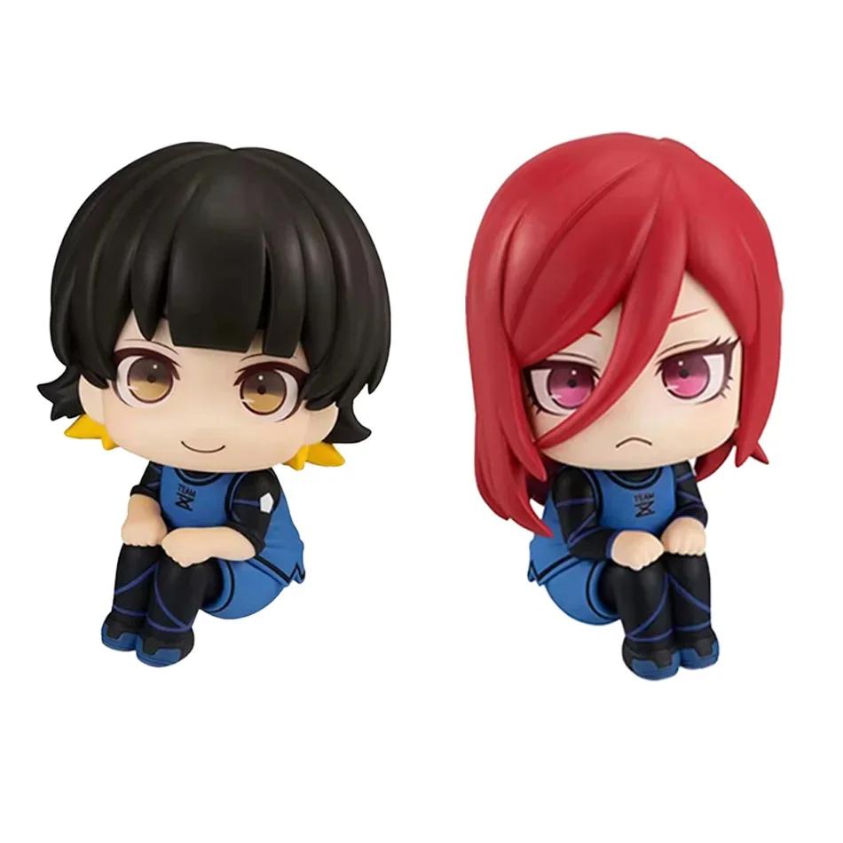 Кукла Исаги Ёичи Blue Lock Фигурки Игрушка Версия Q Чигири Хёма Бачира Мэгуру Наги Сэйсиро Фигурка ПВХ Орнамент Игрушки