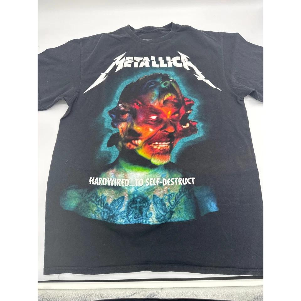 Metallica Hardwired to Self-Destruct Тур 2017 Репринт Футболка для группы S-4XL Унисекс