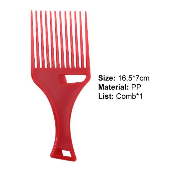 Текстурирующая расческа Yousheng для мужчин, простая в использовании, легкая, полипропиленовая, парикмахерская, полая, вилочная расческа для повседневной жизни