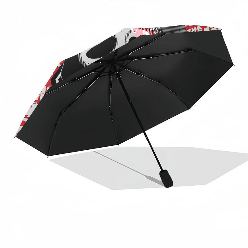 1pc horror movies Automatic Open Close Umbrella with 8-Rib Windproof Canopy Compact Portable Travel Umbrella10290