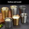 Water Tumblers 304Stainless Steel 2 Colors Double Wall Stackable Suitable for Home Camping Office Party Drinking Use