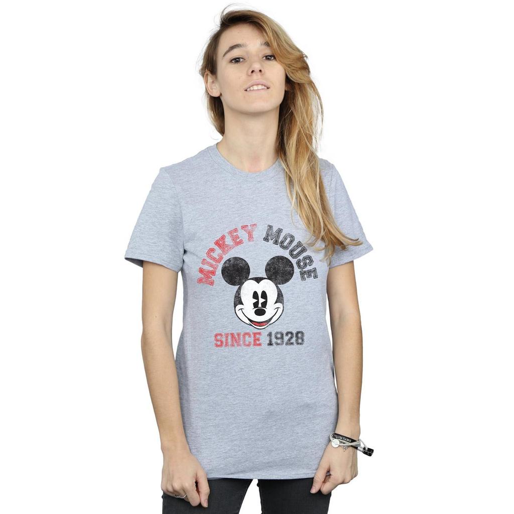 Disney Womens/Ladies Minnie Mouse Since 1928 Cotton Boyfriend T-Shirt