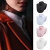 Cotton Fake Collar Solid Shirt Lapel Blouse Top Exquisite Neckline Decorative  for Men Women