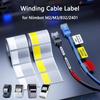 Niimbot M2/M3/Z401/B32 Обмоточная этикетка Сетевой кабель Бумага с защитной пленкой Наклейка для оптического волокна Водонепроницаемая Самоклеящаяся