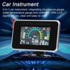 3-in-1 Car LCD Meter Digital Oil Pressure Voltage Water Temperature Gauge Universal Instrument
