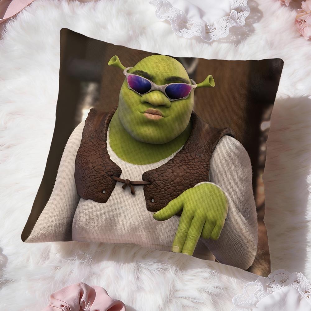 Чехол на подушку Аниме S-ShrekS Премиум-комфорт Двусторонний чехол для подушки - Дизайн "Два в одном" для любой комнаты и салона автомобиля