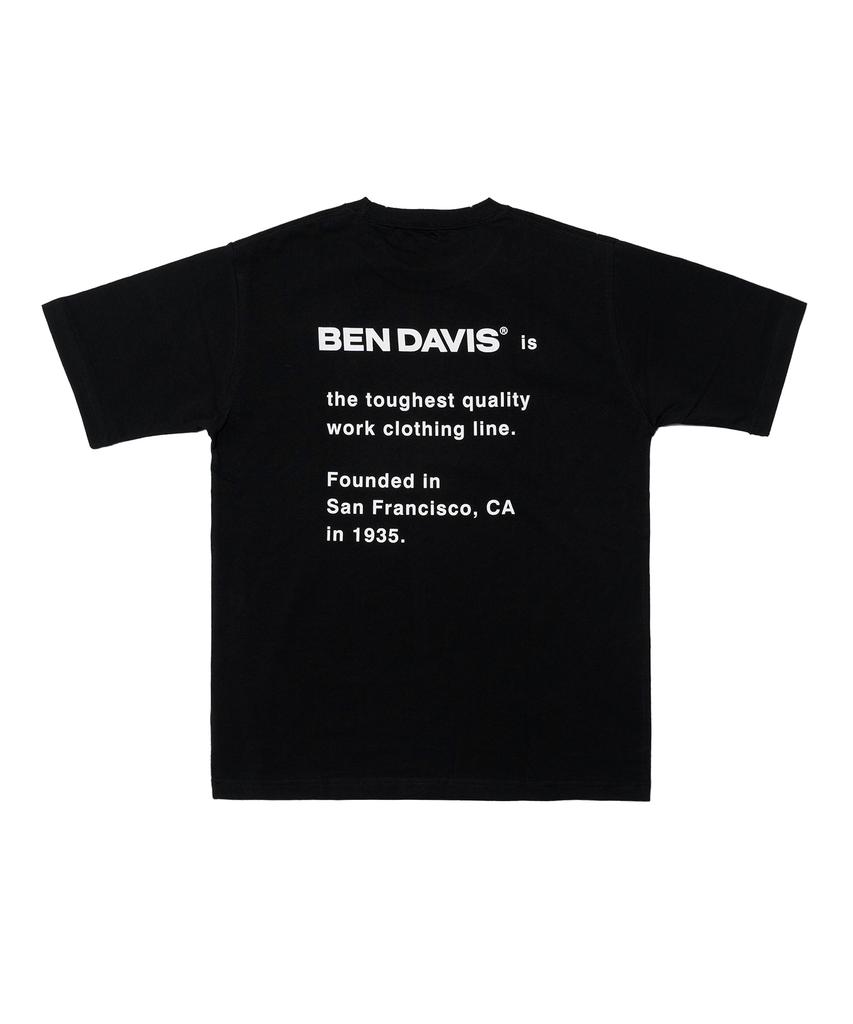 BEN DAVIS White Label Футболка с принтом Gorilla Emb Ss Черная