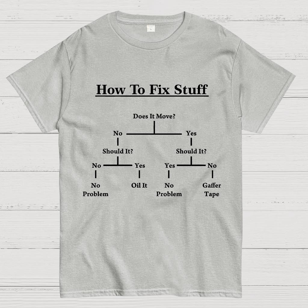 How To Fix Stuff DIY Guide Cotton Summer Casual Cool Loose T-Shirt