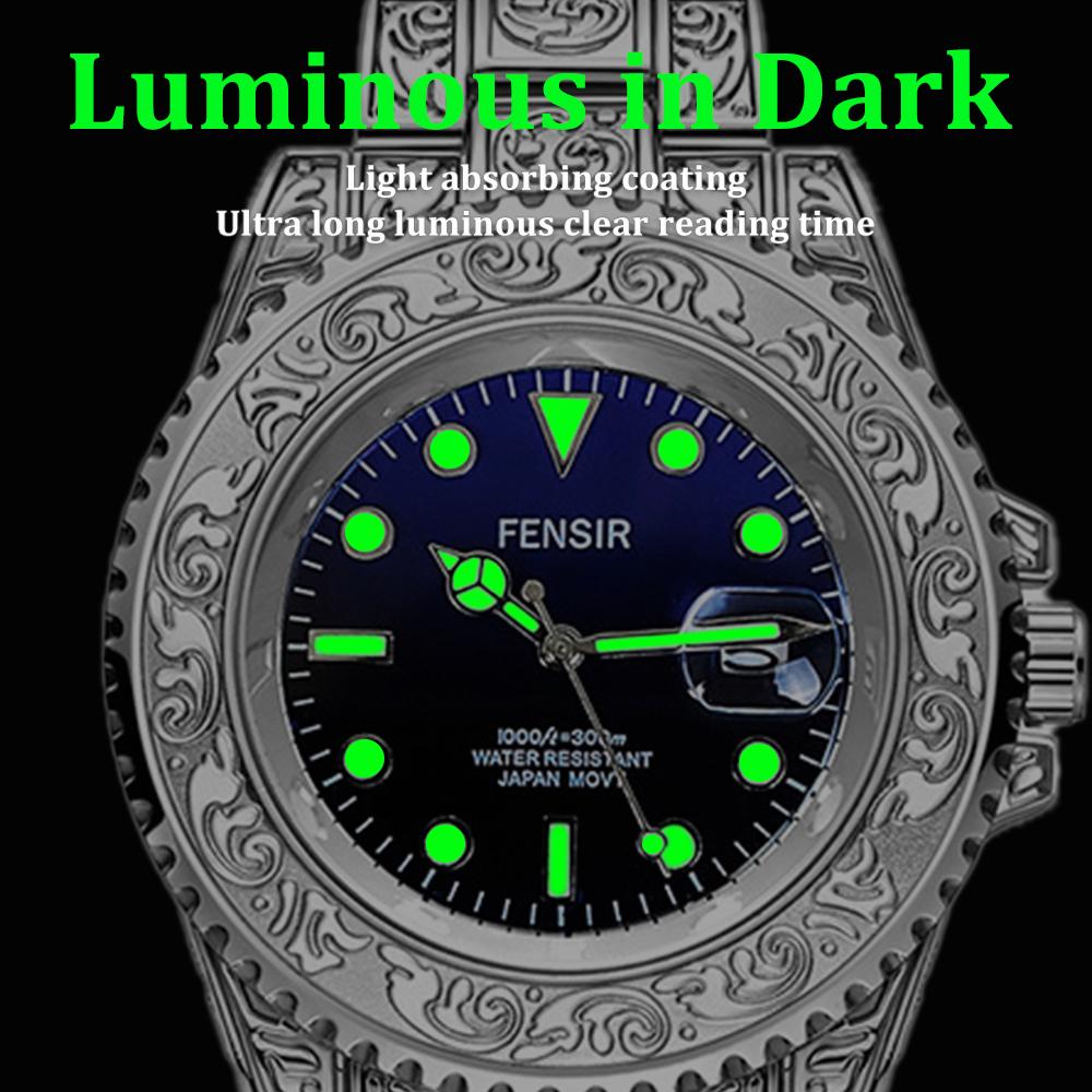 Часы Мужские Модные Ретро Роскошные Креативные Стальной Браслет Наручные Часы Аналоговые Часы Светящаяся Стрелка Календарь Мужские Кварцевые Наручные Часы Montre Homme