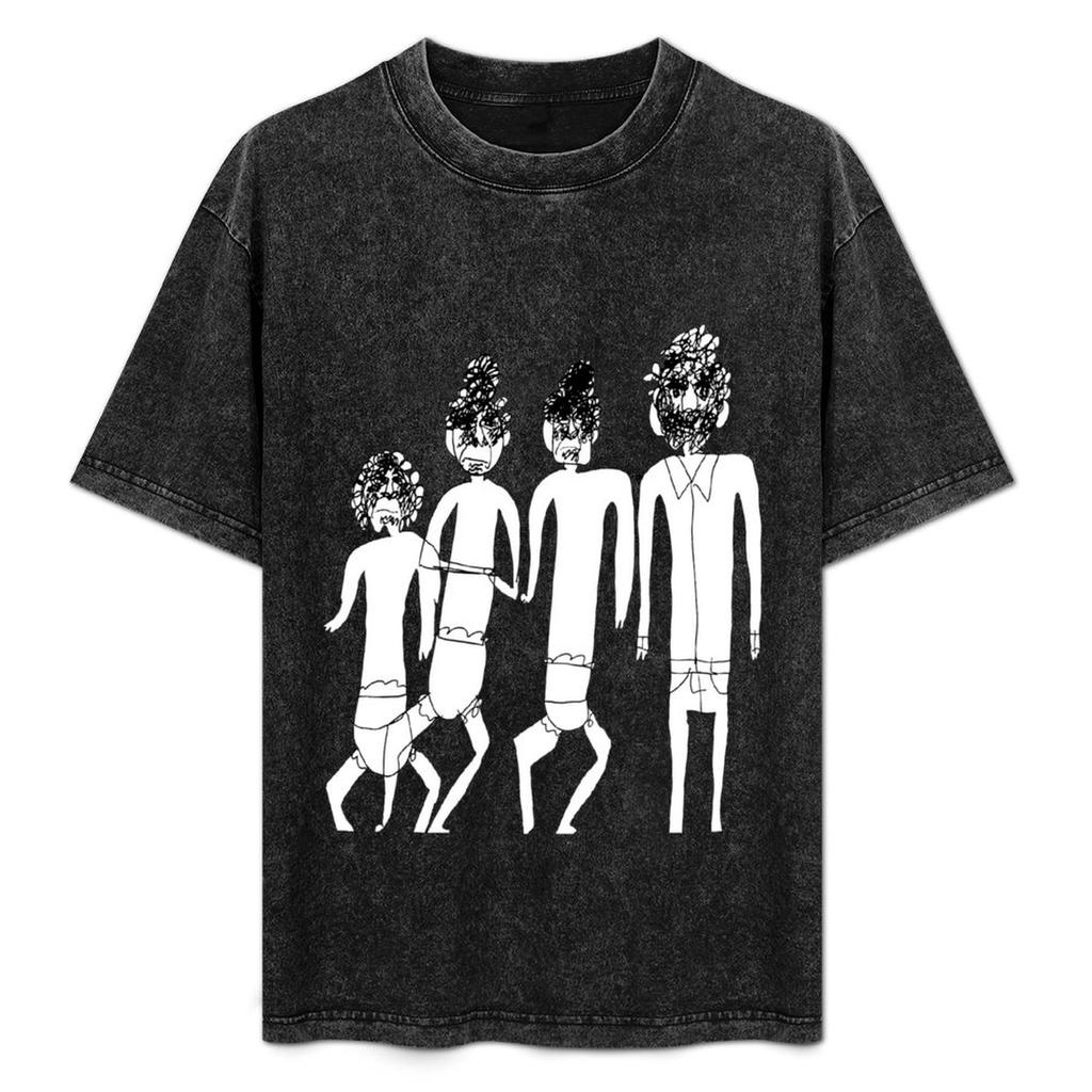 4 Nappies Tshirt Casual Pattern Print Tee Shirt