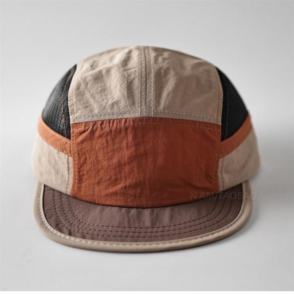 Nylon Quick Dry Hat 5 Panel Sunshade Cap Fashion Baseball Caps For Running, Camping
