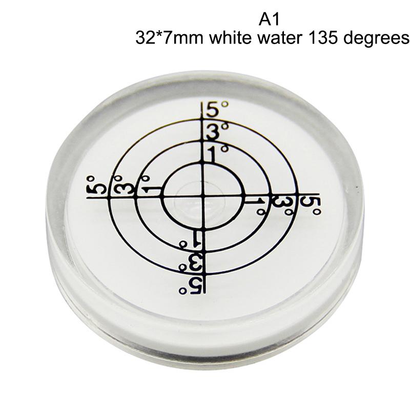 1/3 шт. Горизонтальный пузырьковый уровень, высокоточный экологический уровень Bulls Eye, круглый пузырьковый мини-круглый измерительный комплект