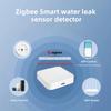 Water Leak Detector Tuya ZigBee Smart Flood Leakage Sensor Alarm for Kitchen Bathroom Basement Smart Life App Remote Control