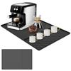 Silicone Coffee Mat 2 In 1 Detachable Dish Drying Mat for Kitchen Coffee Bar Accessories Fit Under Coffee Maker & Dish Rack