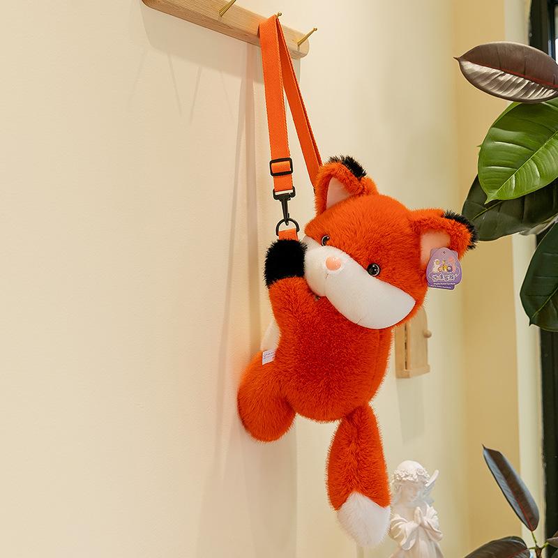 Новый животный тренд школьный рюкзак детская плюшевая сумка-мессенджер кукла хаски для выхода в свет и путешествий