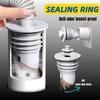 Silicone Drains Sewer Pipe Sealing Ring Plug Water Sink Floor Drain Anti Odor Sewer Seal Stopper Cover Shower Drainer Bathroom Accessories