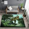 Room Rug Dinosaur 3D Carpet For Living Room Large Bedroom Carpet Animal Print Bedside Mats Non-slip Play Mat