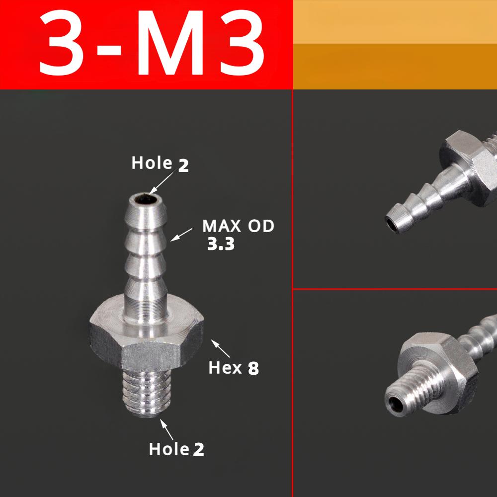 М3 М4 М5 М6 М8 М10 М12 М14 М16 Метрическая резьба Наружная к 3 4 5 6 8 10 12 мм Штуцер-бочонок для шланга Нержавеющая сталь 304 Фитинг для трубы Воздух Вода Газ
