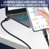 Кабель USB3.2 Кабель USB Type A на USB C 3.2 Кабель для передачи данных 10 Гбит/с 3A 60 Вт Кабель для быстрой зарядки Кабель USB C для SSD жесткого диска