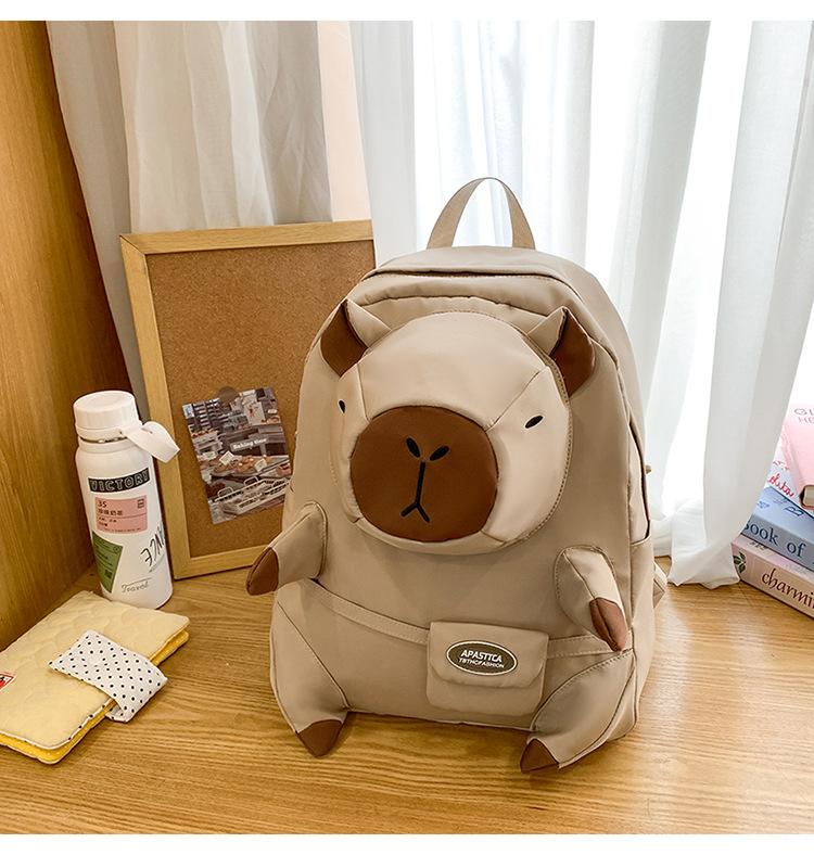 Школьный рюкзак 2025 новый милый мультяшный рюкзак в стиле инс, повседневный простой рюкзак для прогулок, легкий универсальный школьный рюкзак