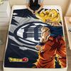 Фланелевое одеяло с принтом персонажей Dragon Ball, Высококачественное, Удобное для всех сезонов, Декор для дома, Тепло и уют, Идеально для рождественских подарков
