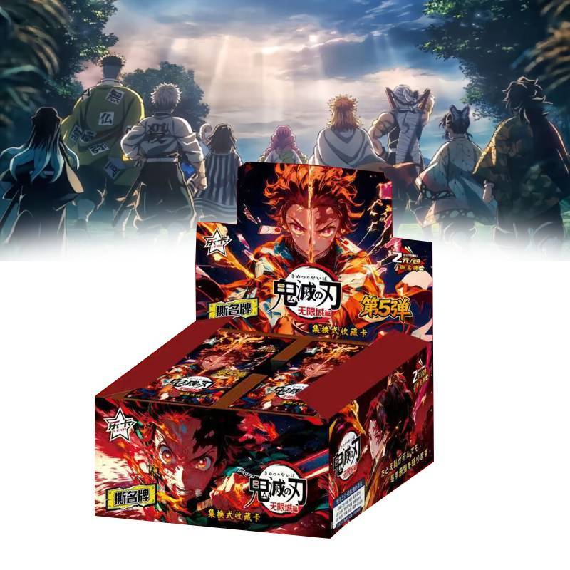 Набор карточек Kimetsu no Yaiba (Клинок, рассекающий демонов) с интерактивной игрой для детей и подростков