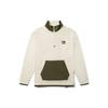 Vans Fleece Casual Half-Zip Stand Collar Pullover American Sweatshirt Unisex Sweatshirt White VN0A4USG3KS